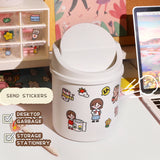 W&G Ins Desktop Small Trash Bin