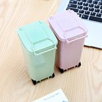 Office Creative Wheelie Mini Trash Can