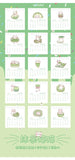 2022 NEW Kawaii Cute Cat Food Mini Small Calendars